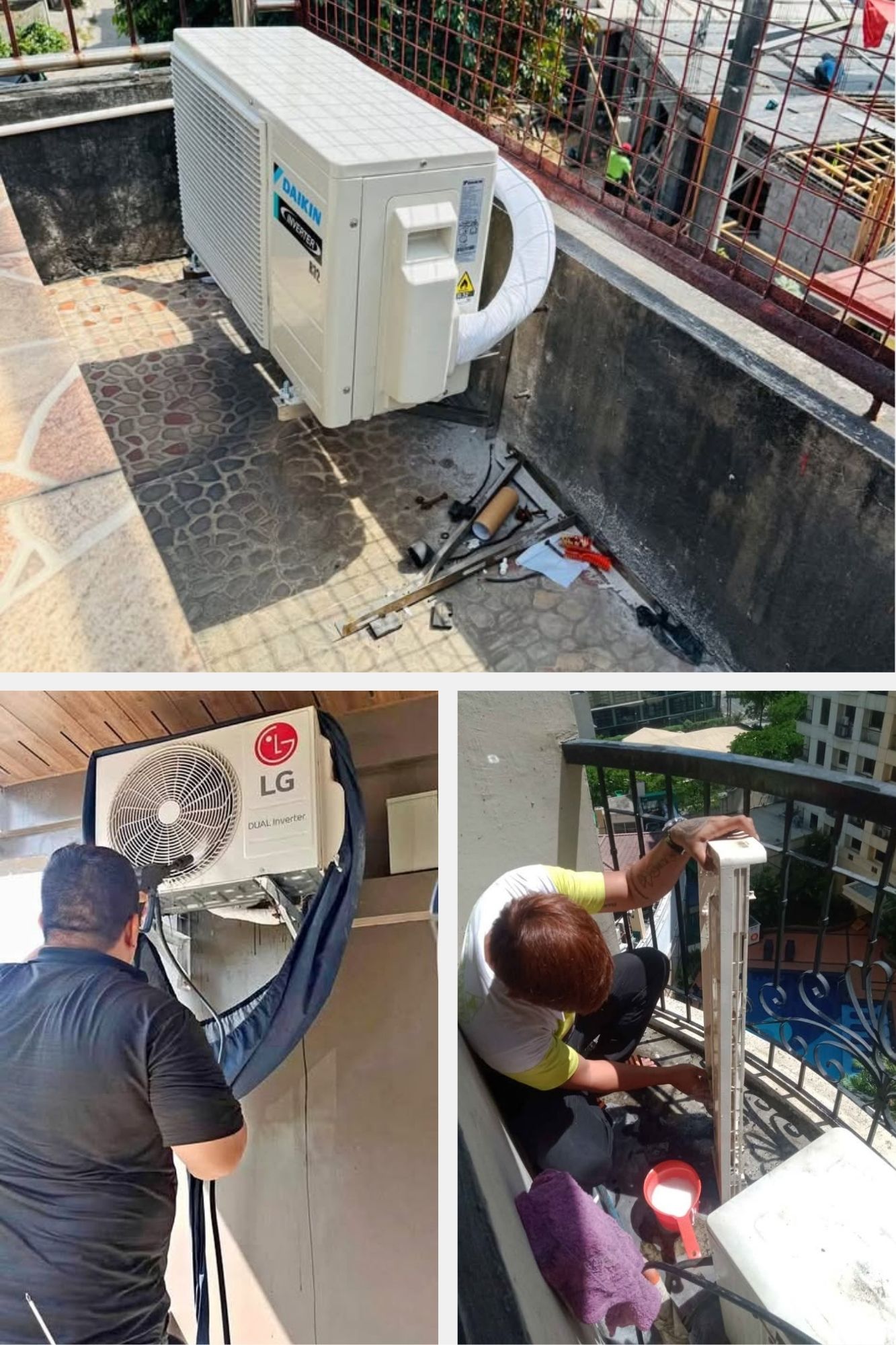 Coolinginsights Team servicing AC
