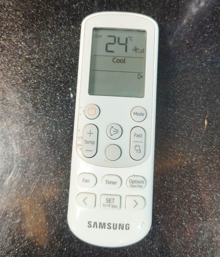 Tonnage convertible mode in Samsung AC's remote