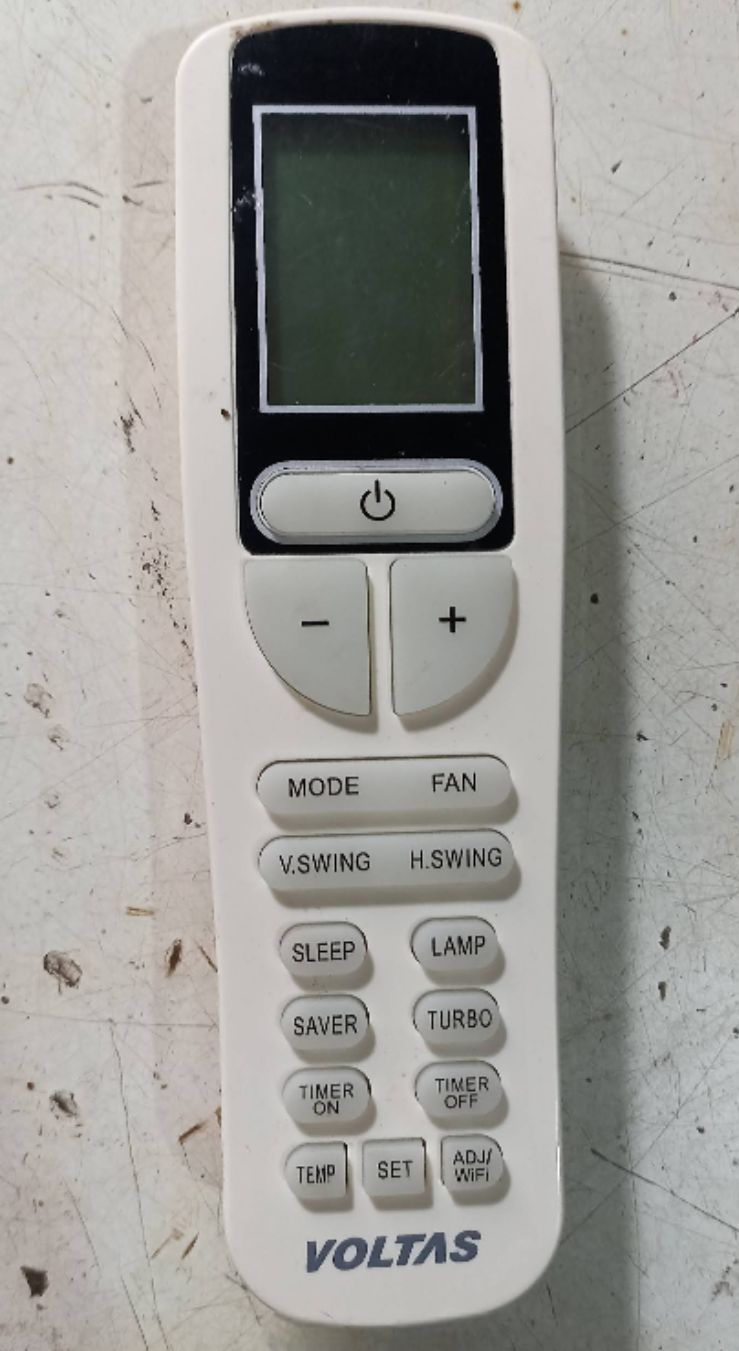 Different mode settings in Voltas AC Remote